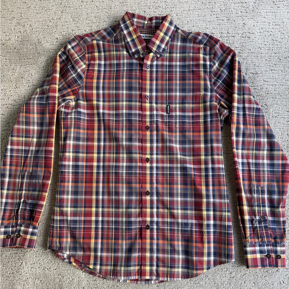 Ben Sherman Plaid Button Down Shirt